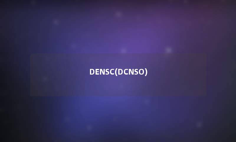 DENSC(DCNSO)